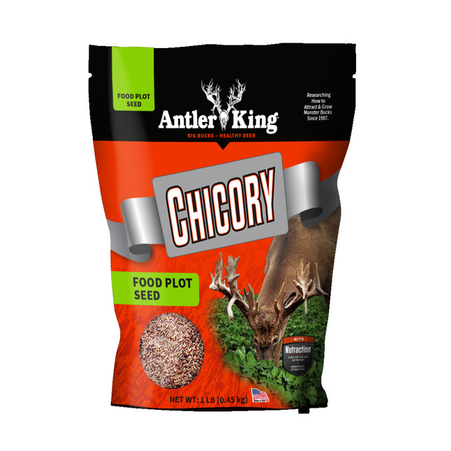 Antler King Chicory Food Plot Seeds 1lb 1/4 Acre [FC-747101000620]