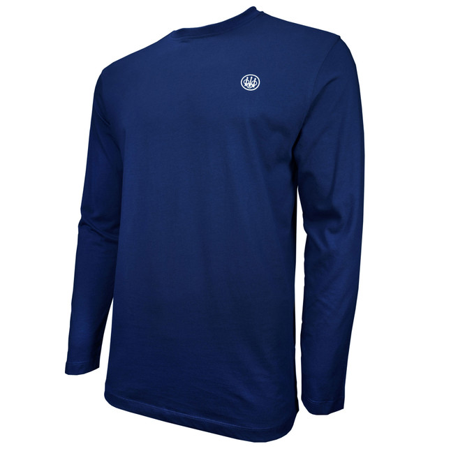 Beretta USA Logo Long Sleeve T-Shirt Cotton 2X-Large Navy [FC-7-TS561T1416]