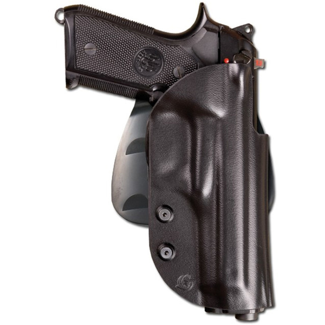 Beretta Civilian Ghost 92FS/96 Series Pistols Belt/Paddle Holster Polymer Right Hand Black [FC-082442839080]