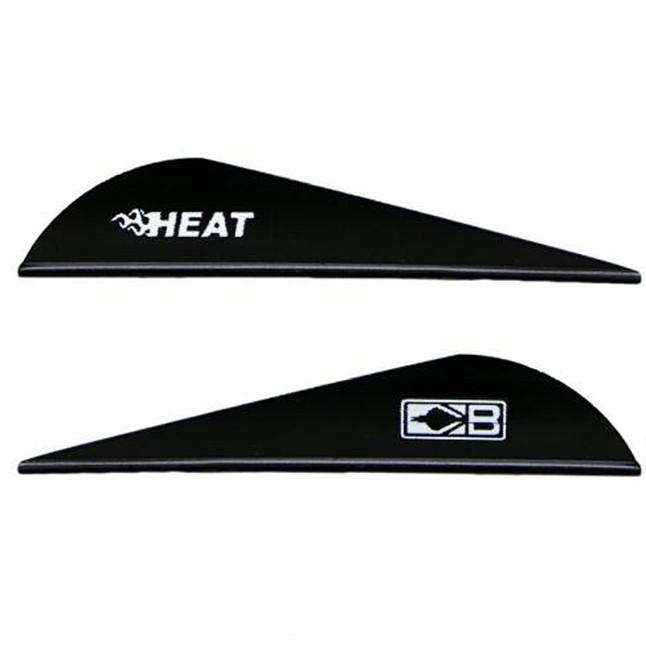 Bohning Blazer Heat Hunting Vanes 6 Grains Synthetic Black 36 Pack [FC-010847226488]