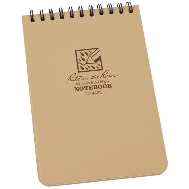 Rite in the Rain All-Weather Notebook 4" x 6" Top Spiral [FC-632281946212]