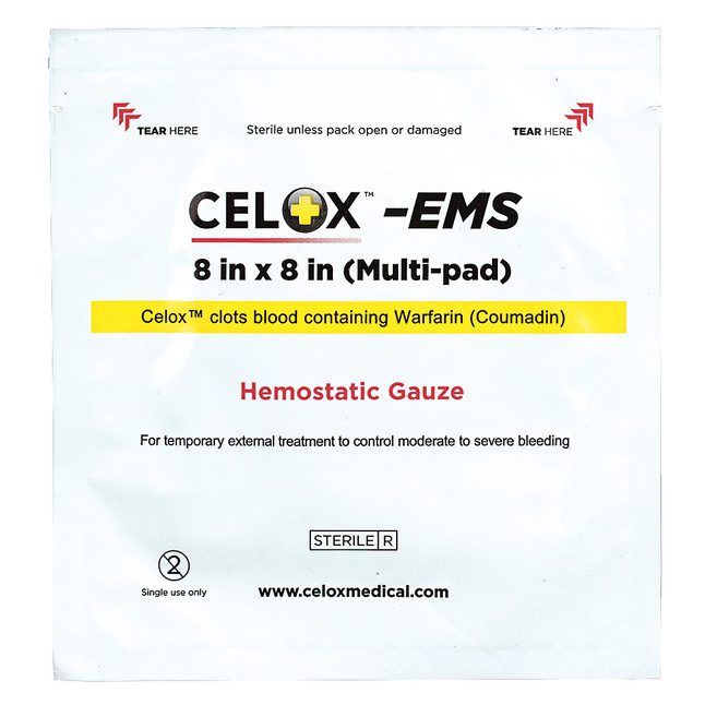 Celox EMS Multi-Pad Hemostatic Gauze [FC-20-VDT10-0106000000]