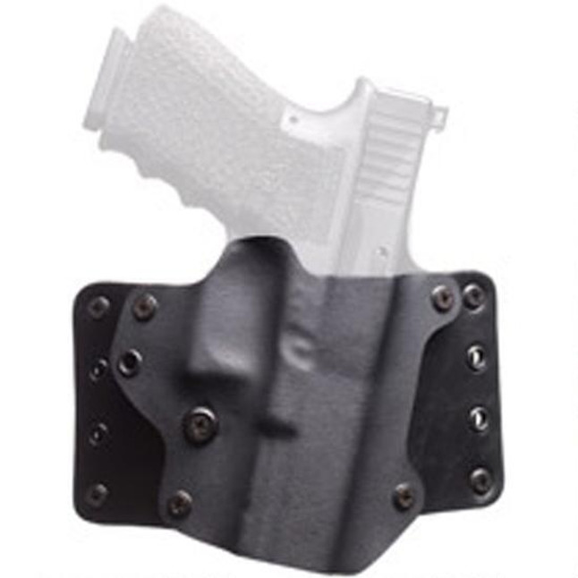 BlackPoint Leather WING OWB Holster for Glock 17/22/31 Right Hand Leather/Kydex Hybrid Black [FC-191107000809]