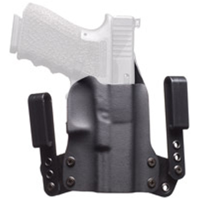 BlackPoint Mini WING IWB Holster For Glock   42 Right Hand Leather/Kydex Black 101880 [FC-191107018804]