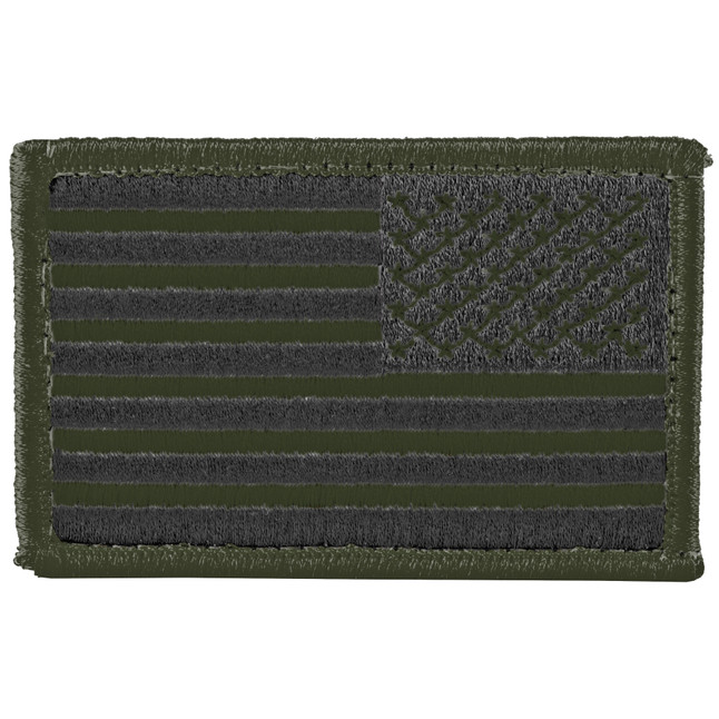 BLACKHAWK! Subdued American Flag Patch Reversed Patch OD Green [FC-648018012952]