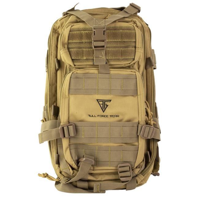 Full Forge Gear Hurricane Tactical Backpack Polyester Tan [FC-752334900272]