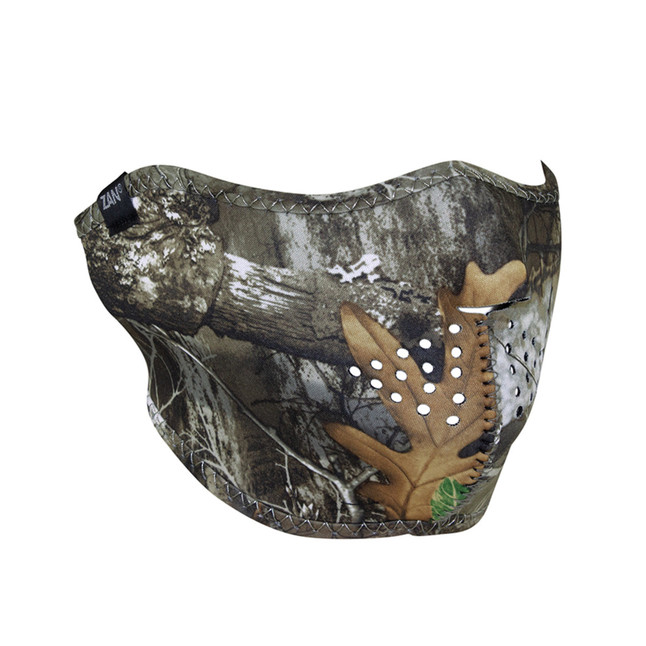 ZAN Headgear Neoprene Half Face Mask Realtree Edge Camo [FC-642608052946]