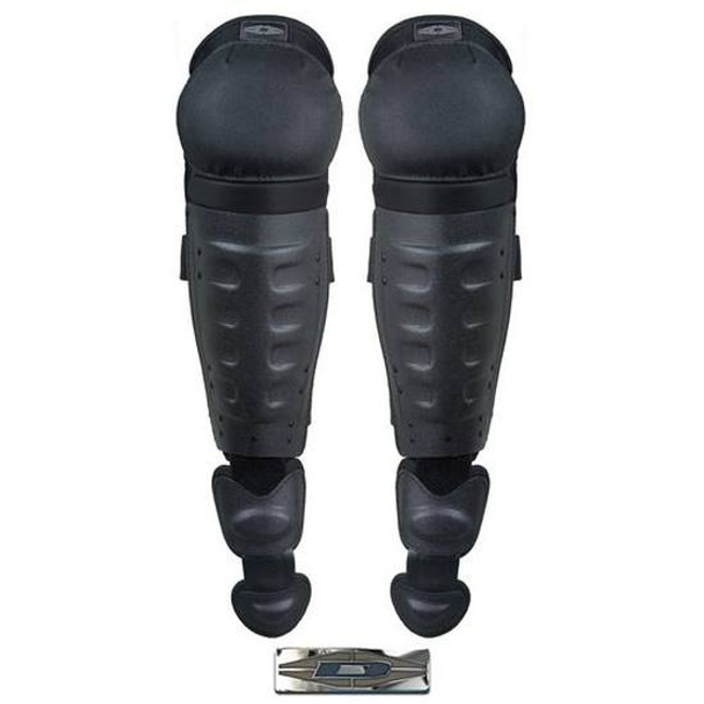 Damascus Protective Gear Hard Shell Shin Guard Polyethylene Black [FC-736404497237]