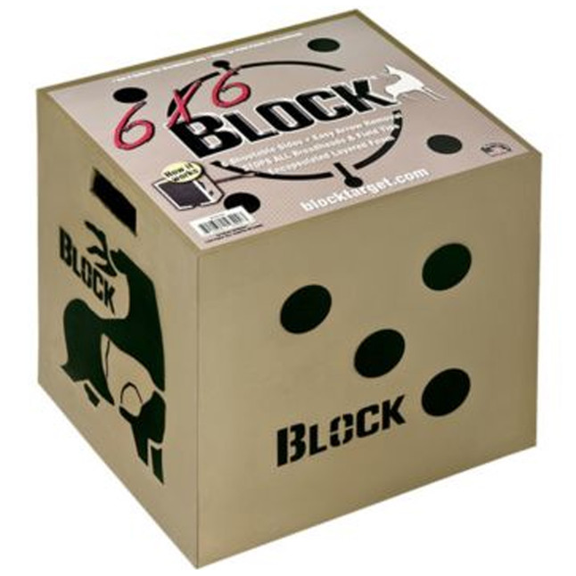 Block Targets 6x6 Target 6 Target Faces18 x 18 x 16 inch Layered Foam [FC-702649567004]