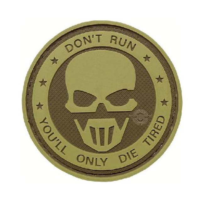 Tru-Spec PVC Morale Patch Don't Run Ghost 6784000 [FC-690104388328]