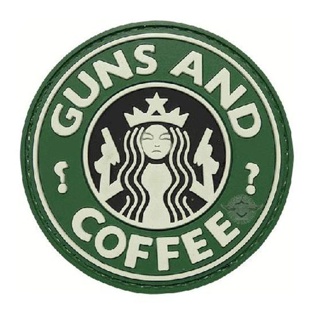 Tru-Spec PVC Guns and Coffee Morale Patch 6786000 [FC-690104388342]