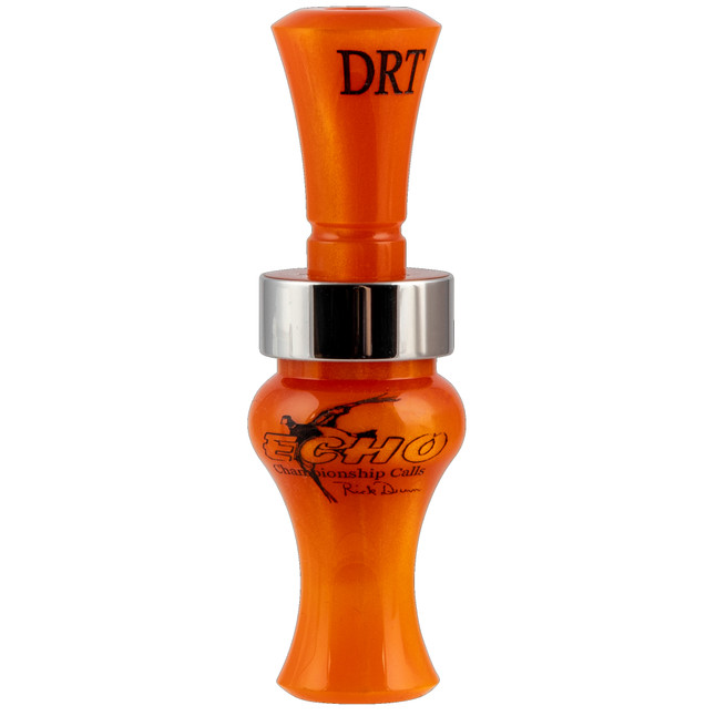 Echo Calls DRT Double Reed Duck Call Acrylic Orange [FC-643680790269]