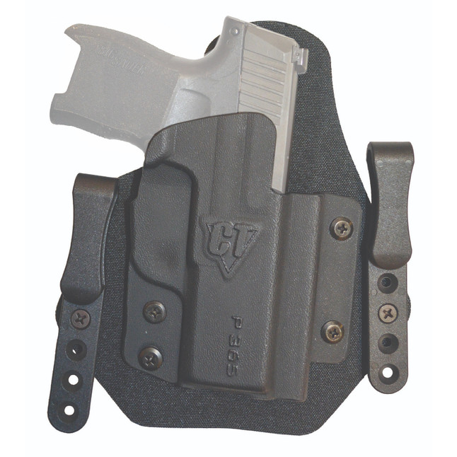 Comp-Tac Sport-Tac Holster fits Glock 26 Gen5 IWB Belt Slide Right Hand 1.5" Belt Loops Kydex Black [FC-739189143580]
