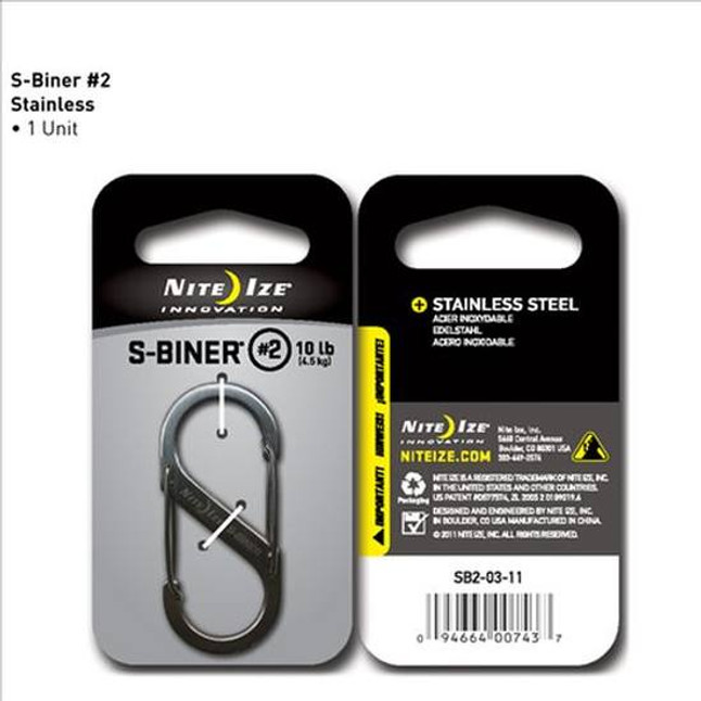 Nite Ize S Biner Stainless Steel [FC-094664007437]