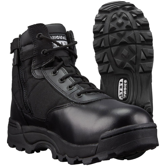 Original S.W.A.T. Men's Classic 6" Side-Zip Boots 10 Black [FC-20-OS-116401-105]