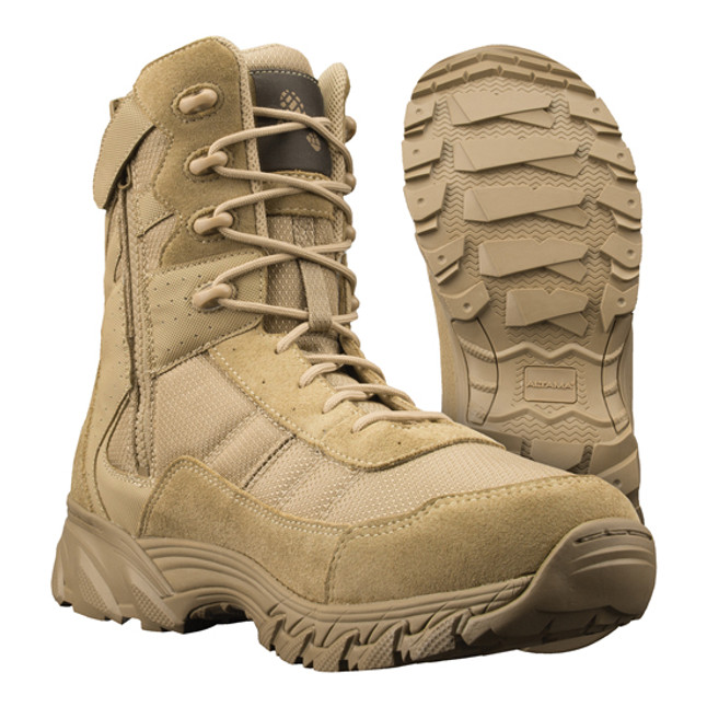 Original S.W.A.T. Men's Altama Vengeance Side-Zip 8" Tan Boot Size 15 Regular 305302 [FC-20-OS-305302-12]