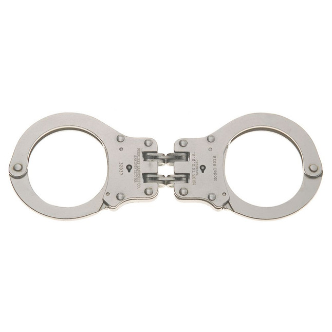 Peerless Handcuff Company Model 801C Hinged Handcuffs Nickel 10 Pack 4801-10 [FC-20-PR-4801-10]