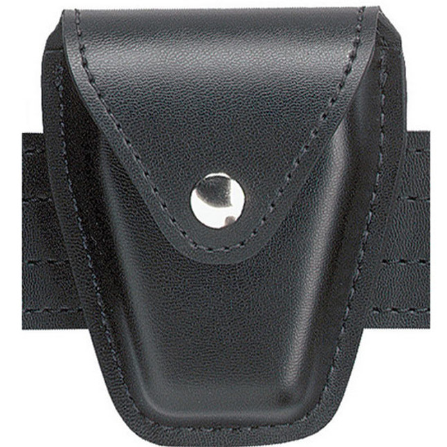 Safariland 190 Handcuff Case Compatible with ASP, PEERLESS, S&W Standard Handcuffs Hidden Snap Basket Weave Finish Black 190-2-4HS [FC-781602371438]