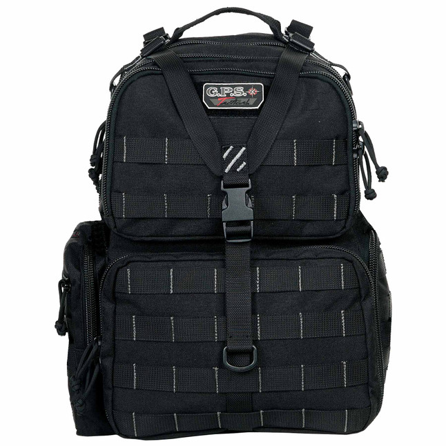 G Outdoors Tactical Range Backpack Waist Strap Nylon Black GPS-T1612BPB [FC-819763010214]