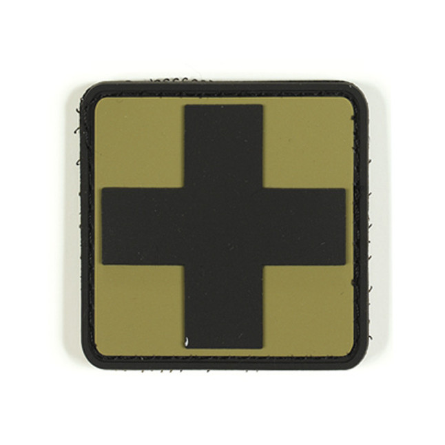 Voodoo Tactical 3D First Aid Symbol Patch TPR Rubber Coyote [FC-783377011694]