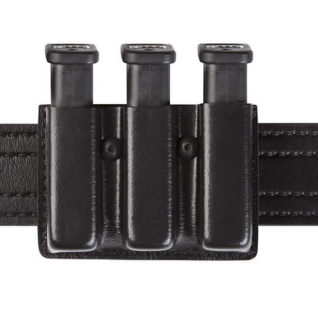 Safariland SlimLine Open Top Triple Magazine Pouch Glock 21/USP45/XD9 Tactical STX Plain Finish 775-383-41 [FC-781602483711]