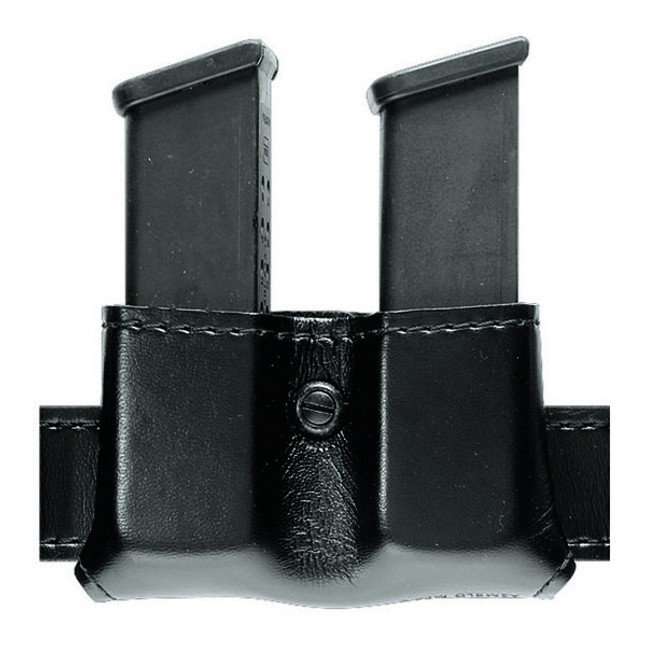 Safariland 079 Open Top Double Magazine Pouch fits Glock  17/19/26 Hardshell STX Plain Black [FC-781602442015]