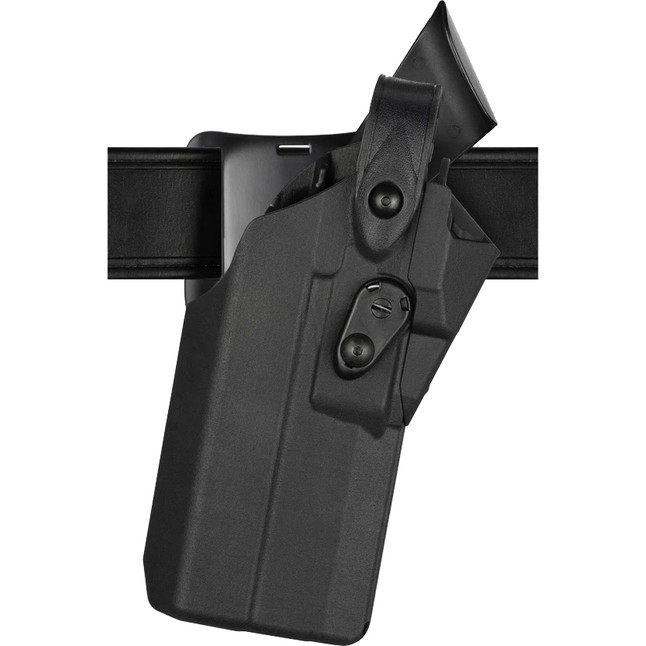 Safariland 7360RDS 7TS ALS/SLS Duty Holster  for Glock 47 MOS with Red Dot & TLR-1 or Similar Light Left Hand LVL III Mid-Ride SafariSeven Plain Black [FC-781602164047]