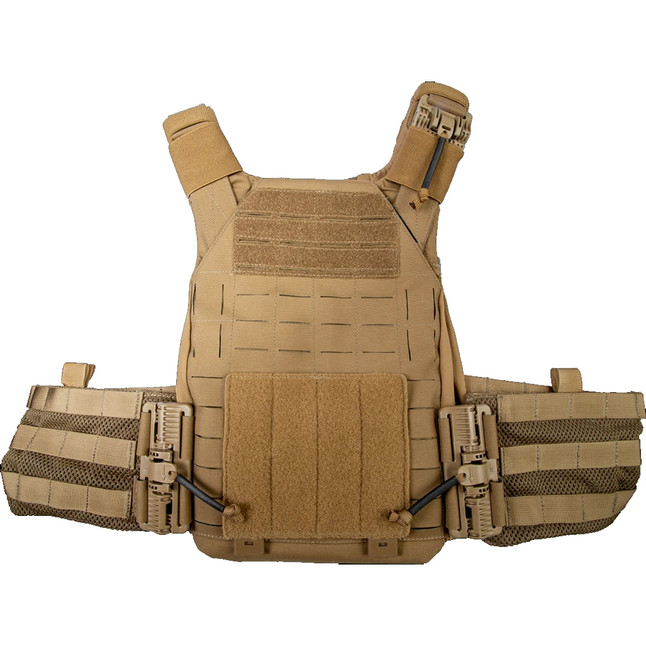 Grey Ghost Gear SMC Plate Carrier Laminate 10"x12" Plate Compatible MOLLE/PALS Webbing Coyote Brown [FC-810001171988]
