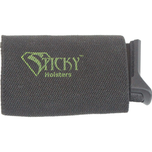 Sticky Holster Belt Slider Magazine Carrier Fits Belts Up To 1.75" Wide Open Ended Accessory Holder Sticky Skin Interior Synthetic Material Black [FC-859640007074]