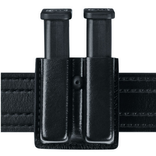 Safariland 79 Slimline Open Top Double Magazine Pouch for AMT Hardballer Basket Weave Finish Black 79-53-48 [FC-781602484602]