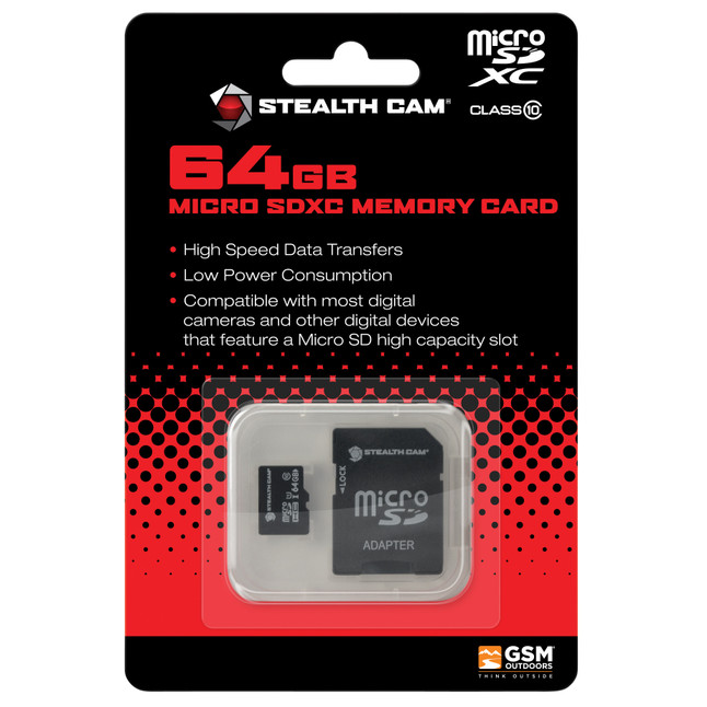 Stealth Cam 64 GB Micro SD Memory Card [FC-888151013854]