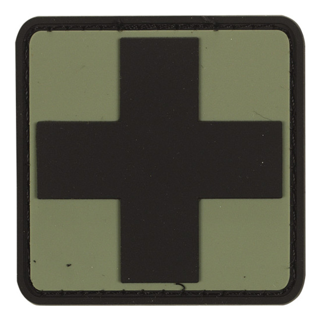 Voodoo Tactical 3D First Aid Symbol Patch TPR Rubber OD Green [FC-783377011700]