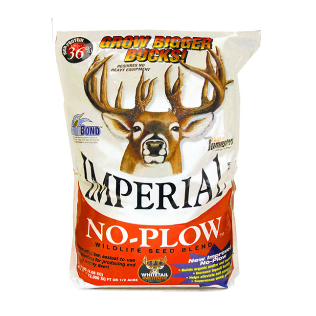 Whitetail Institute Imperial No Plow Wildlife Seed Blend for Deer Food Plots 5lbs 1/4 Acre Treatment [FC-789976300054]