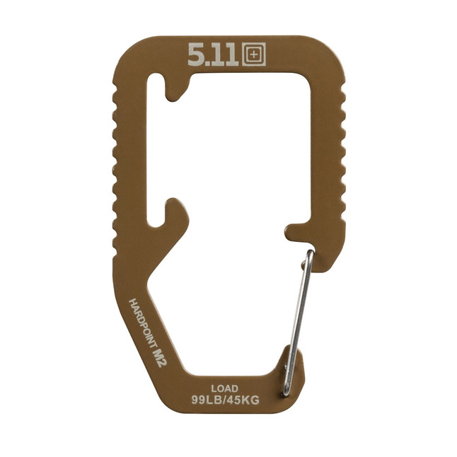 5.11 Tactical Hardpoint M2 Carabiner 2.46" Stainless Steel Kangaroo [FC-888579321548]