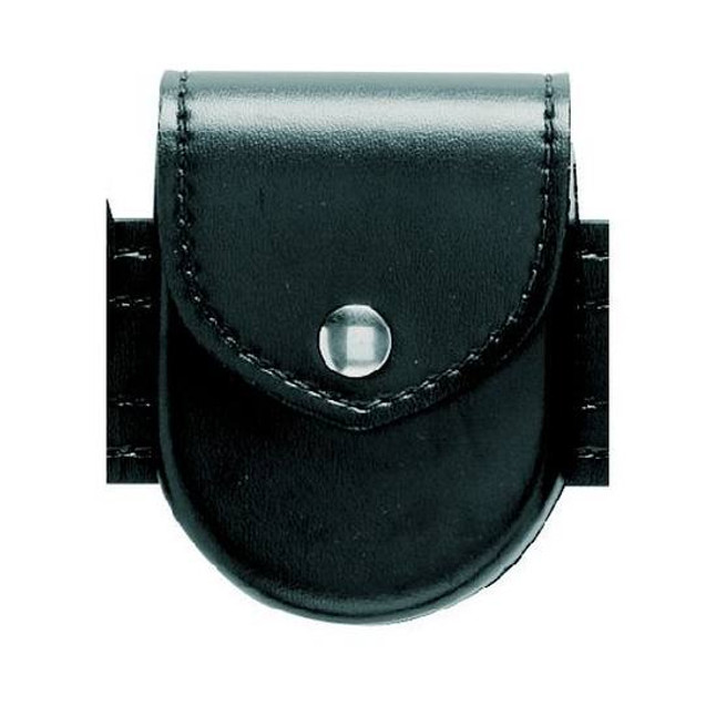 Safariland Model 90 Handcuff Pouch Top Flap Brass Snap Hi-Gloss Black 90-9B [FC-781602059459]