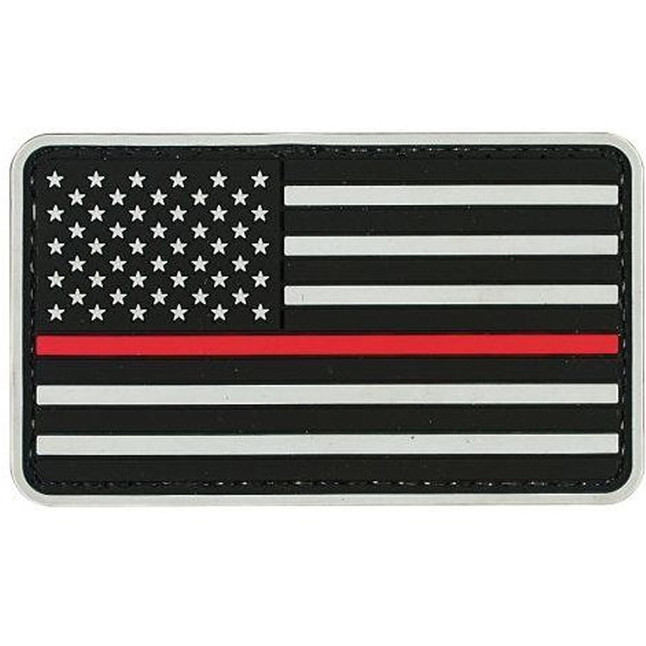 Voodoo Tactical American Red Line Flag Patch [FC-783377021594]