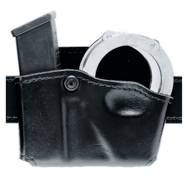 Safariland Model 573 Open Top Magazine and Handcuff Pouch for Beretta 90 Two Left Handed STX Tactical Finish Black 573-83-132 [FC-781602032773]