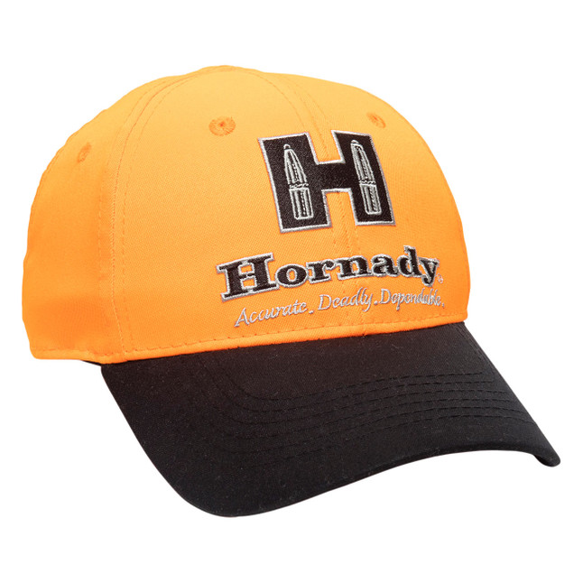 Outdoor Cap Hornady Polyester Structured Cap, Blaze Orange/Black [FC-885792821602]