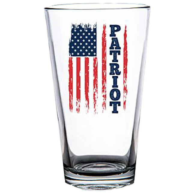 2 Monkey Americana Pint Glass Patriot Flag [FC-834954098789]