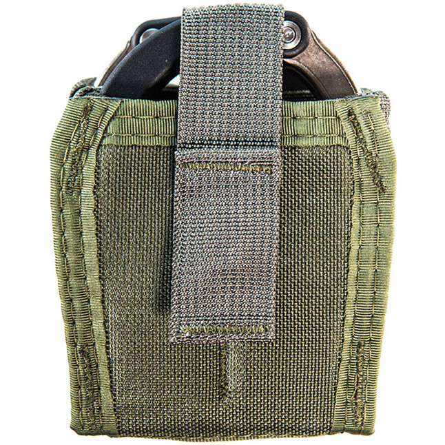 High Speed Gear Duty Double Handcuff Taco Universal HSGI Clips Cordura OD Green [FC-849954025130]