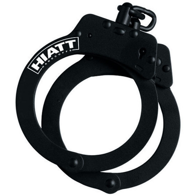 Hiatt Handcuff 2010H Standard Chain Style Handcuffs Black 2015-H [FC-792298013380]