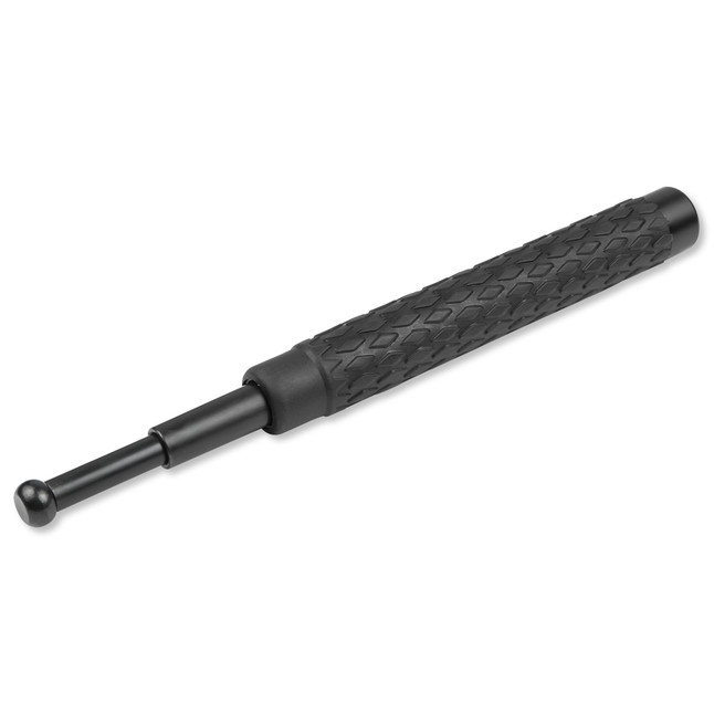 Personal Security Products 21" Collapsible Baton w/ Sheath, Steel/Rubber, Black [FC-797053100510]