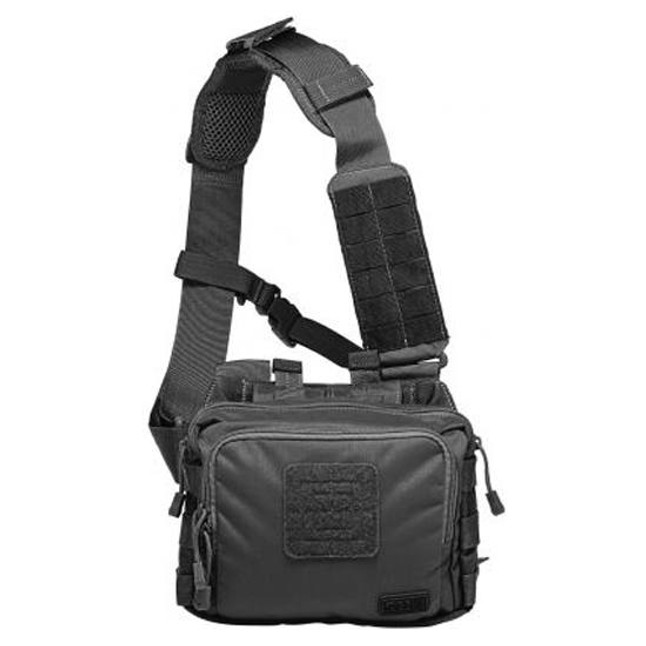 5.11 Tactical 2 Banger Bag Cross Body Strap 1050D Tear Resistant Nylon Black 56180-019 [FC-844802302456]