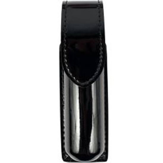 Safariland Model 38 OC Spray Holder Standard Top Flap 1.5"x4"-4.5" SafariLaminate Hidden Snap Closure High Gloss Black 38-4-9HS [FC-781602440516]