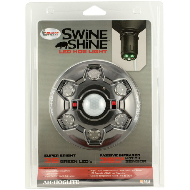 GSM Outdoors American Hunter Swine Shine LED Hog Light Green Motion Activated [FC-888151014394]
