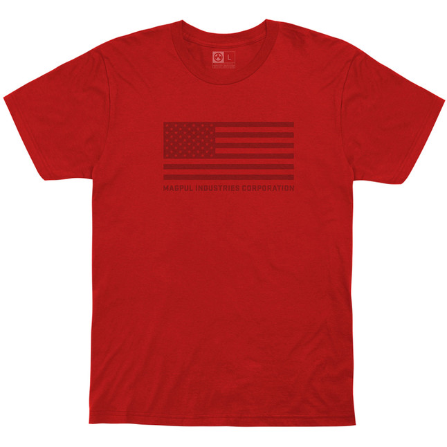 MagPul Standard T-Shirt Small 100% Cotton Red [FC-MAG1121]