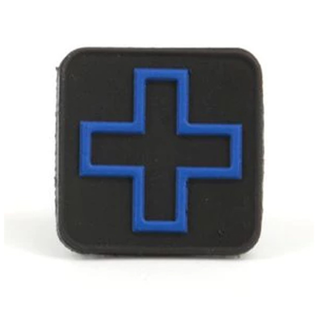 Eleven 10 Cross Patch 1" x 1" PVC Black/Blue [FC-840222607935]