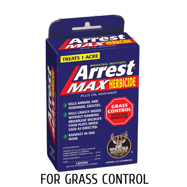Whitetail Institute Arrest Max Herbicide for Deer Food Plots 1 Acre Treatment [FC-789976910178]