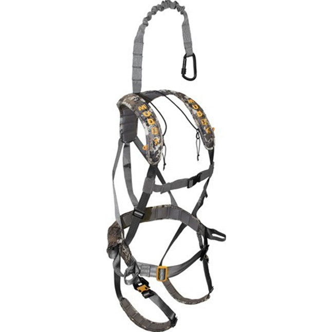 Muddy Outdoors Ambush Safety Harness One Size Fits Most Fall Arrest System Rated to 300 lbs Optifade Elevated II Camo [FC-813094022984]