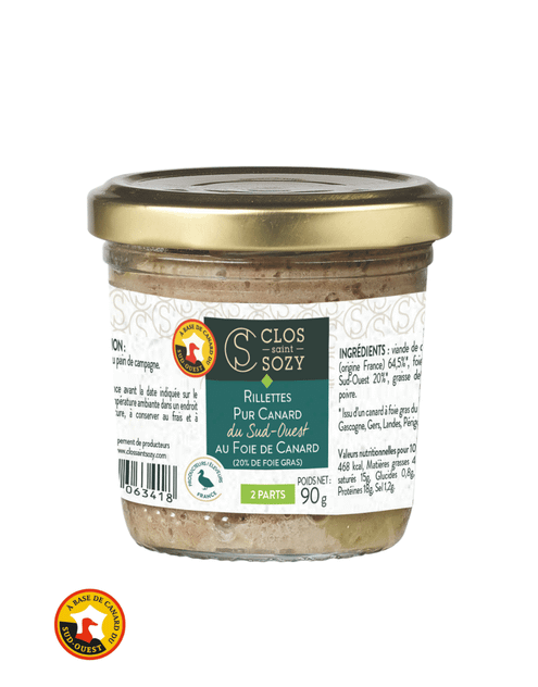 Duck Rillettes with Foie Gras 90g